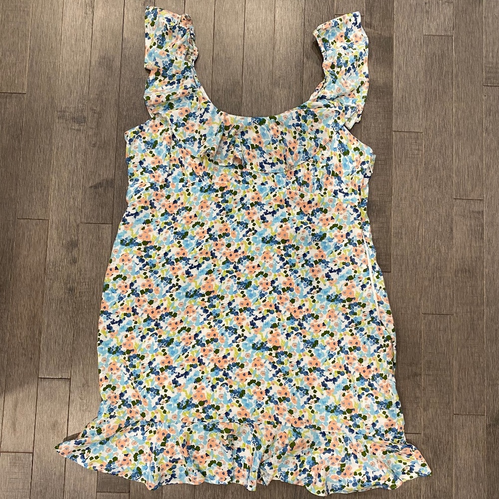 NWT Abercrombie & Fitch Lined Floral Sleeveless Dress